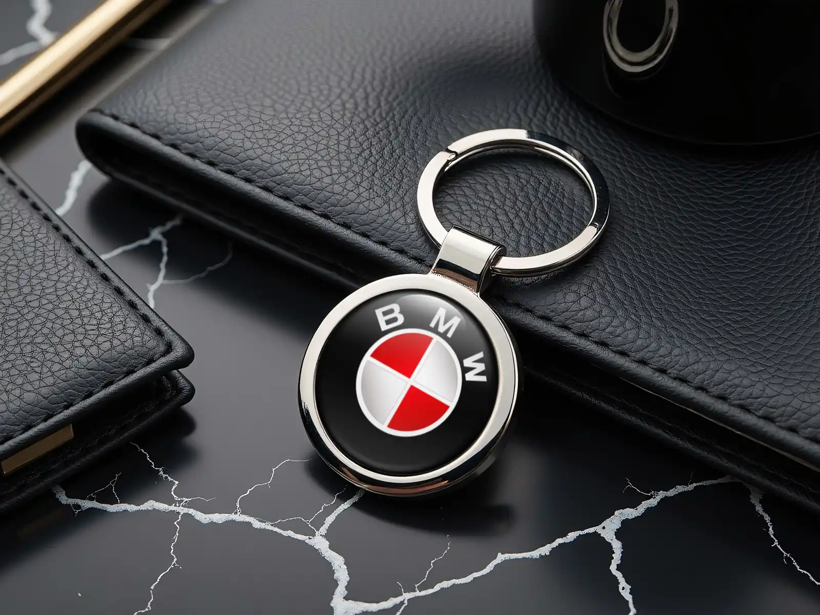BMW Custom Key Rings Metallic Durable Style